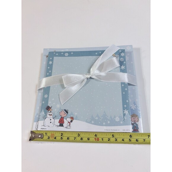 NEW Hallmark "Peanuts" Memo Note Pad Set Charlie Brown Snoopy Stationary - Picture 3 of 4